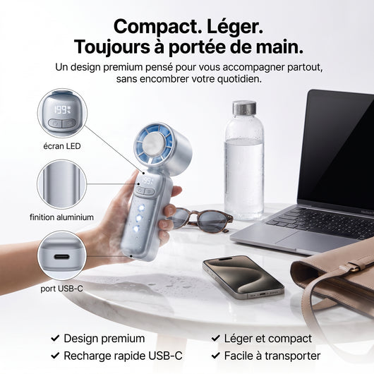 Ventilateur portable GlacierFlow™
